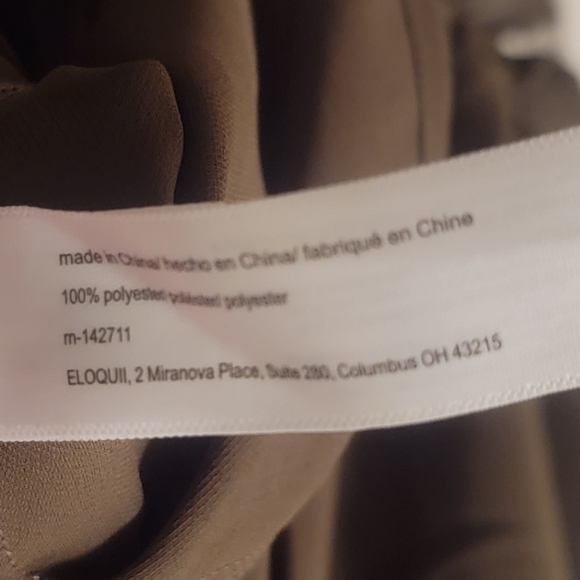 Eloquii V-Neck Ruffled Blouse Size 16 - Picture 5 of 5